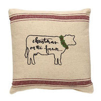Thumbnail for Christmas on the Farm Pillow - The Fox Decor