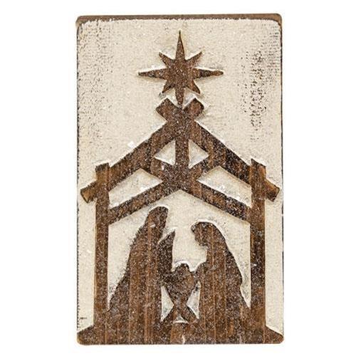 Nativity Box Sign - The Fox Decor