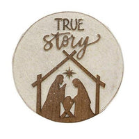 True Story Nativity Wreath Insert - The Fox Decor