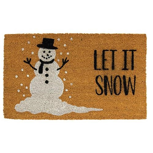 Let it Snow Door Mat