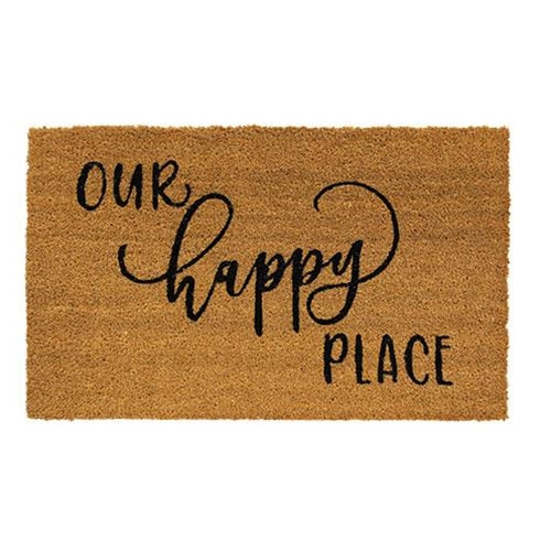 Our Happy Place Door Mat