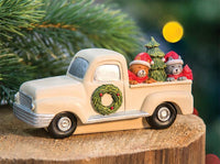 Thumbnail for Resin Christmas Truck With Cats - The Fox Decor