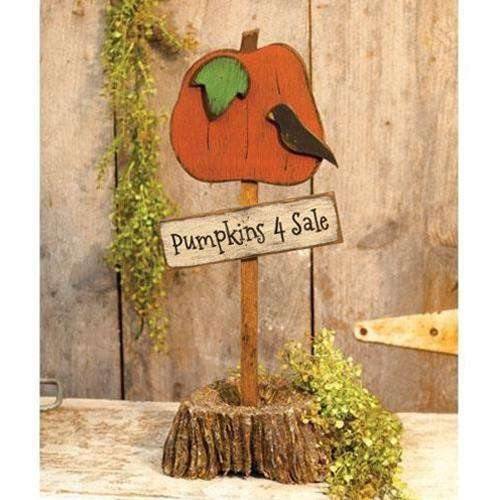 Primitive Pumpkins 4 Sale Stake - The Fox Decor