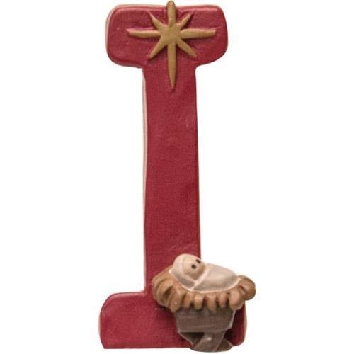 5/Set, Resin "Faith" Letters With Holy Family & Sheep - The Fox Decor