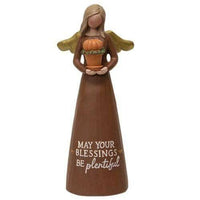 May Your Blessings Be Plentiful Resin Angel - The Fox Decor