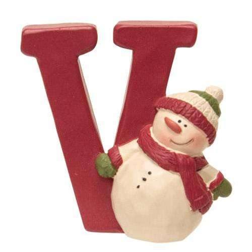 7/Set, Resin "Believe" Letters With Snowmen - The Fox Decor