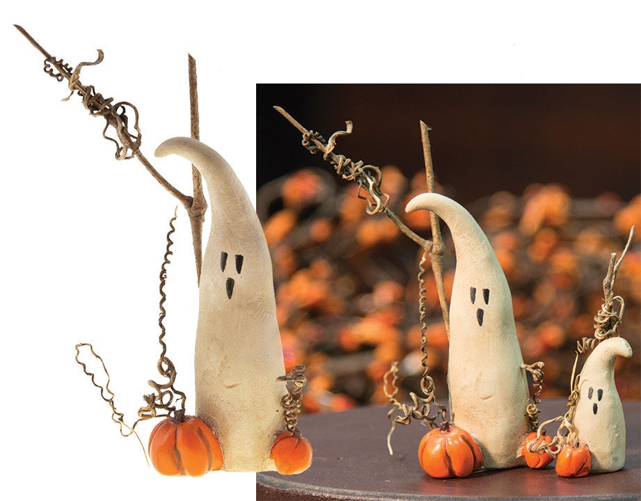 Resin Ghost Figurine, 2.75" - The Fox Decor