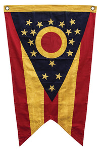 Thumbnail for Teastained Ohio Flag 24x38