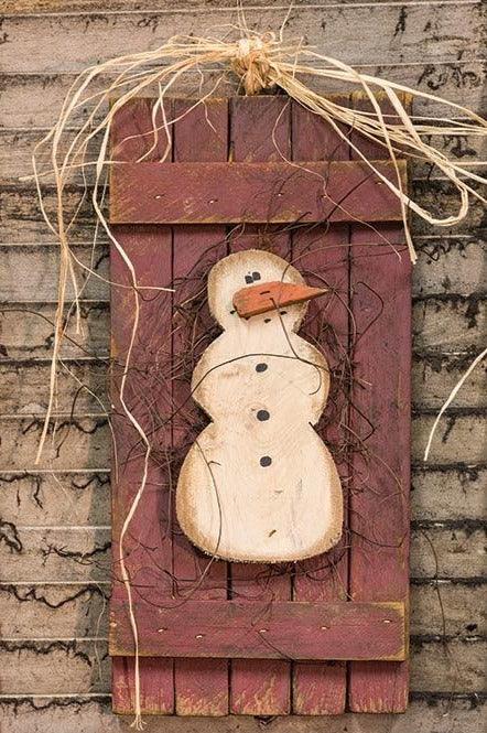Lath Snowman Shutter