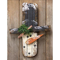 Thumbnail for Skinny Lath Hanging Snowman Head, 15.75