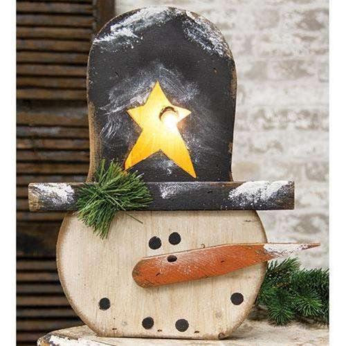 Light Up Snowman Box - The Fox Decor