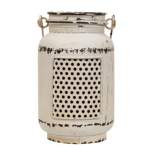 Cream Distressed LED Mason Jar Light - The Fox Decor