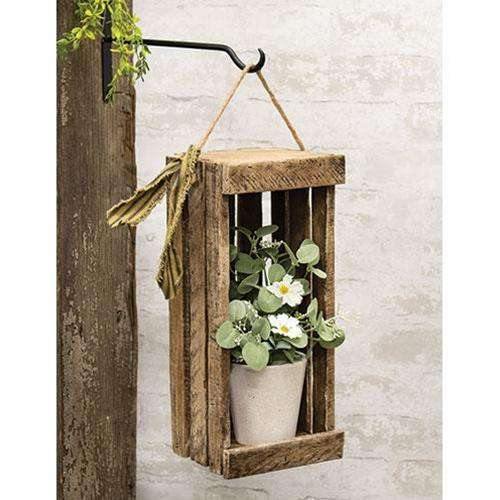 Lath Hanging Crate, 16"