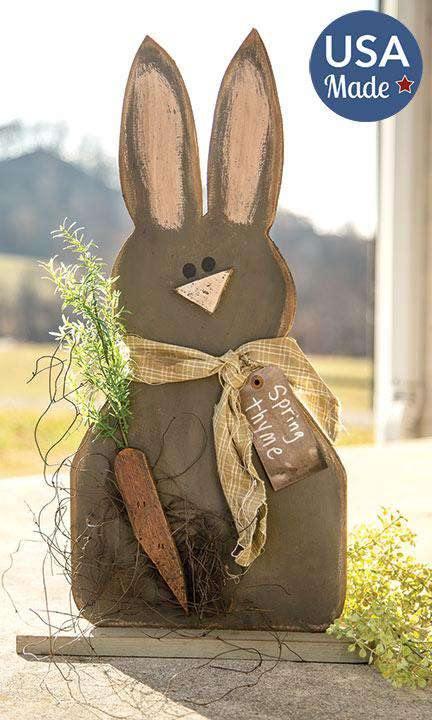 Chocolate Bunny on Base, 2 ft - The Fox Decor