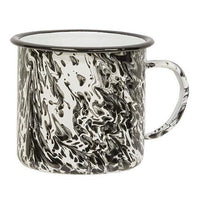 Thumbnail for Black Splatter Enamel Soup Mug - The Fox Decor