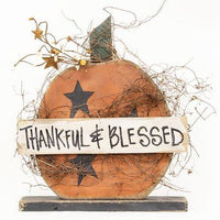 Thankful & Blessed Pumpkin on Base, 14