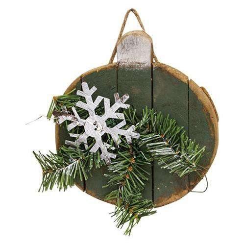 Lath Christmas Ball Ornament, 3 Asstd. - The Fox Decor