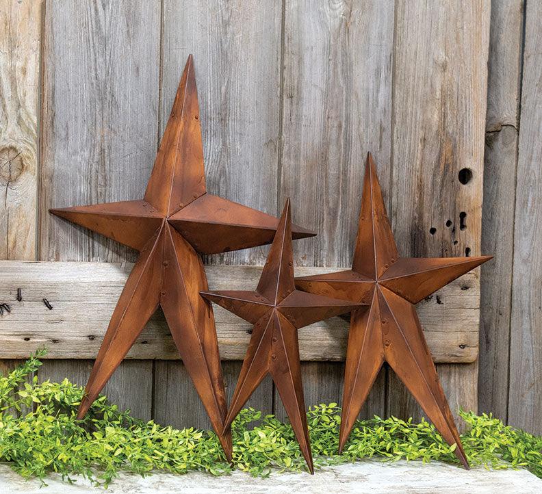 3/Set, Rusty Folk Stars - The Fox Decor
