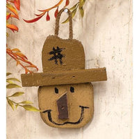 Thumbnail for Happy Scarecrow Head Ornament - The Fox Decor