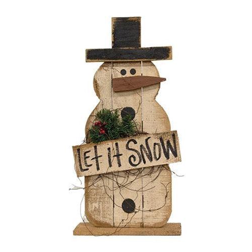Let It Snowman on Base - The Fox Decor