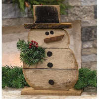 Thumbnail for Horizontal Pallet Snowman on Base - The Fox Decor