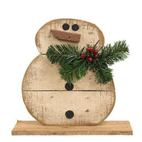 Thumbnail for Horizontal Pallet Snowgirl on Base - The Fox Decor