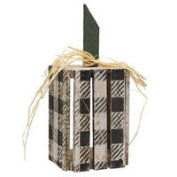 Thumbnail for Rustic Wood Buffalo Check Pumpkin Crate, 2/Set - The Fox Decor