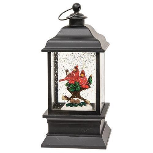 Cardinal Lantern Snowglobe, 3 Asstd. sold individually - The Fox Decor