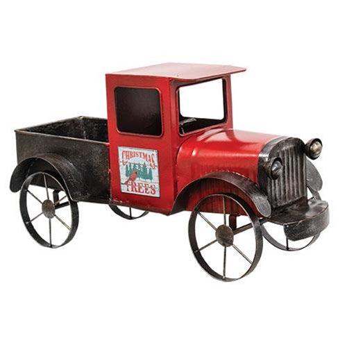 Red & Black Metal Truck w/Seasonal Magnets - The Fox Decor
