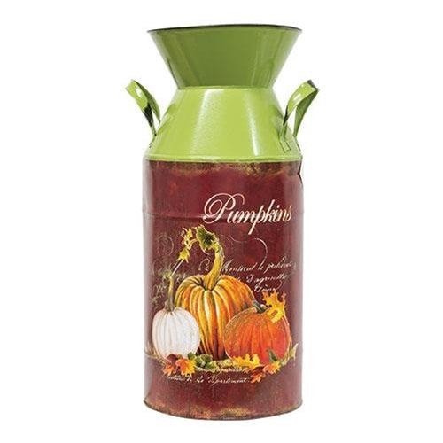 Harvest Art Metal Milk Can, 3 Asstd. Sold Individually - The Fox Decor