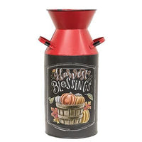 Thumbnail for Harvest Metal Milk Can, 3 Asstd. Sold Individually - The Fox Decor