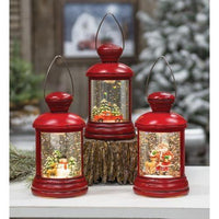 Thumbnail for Musical Spinning Holiday Scene Water Globe, Set of 3 - The Fox Decor
