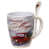 Thumbnail for Christmas Latte Mugs w/Spoons Gift Set - The Fox Decor