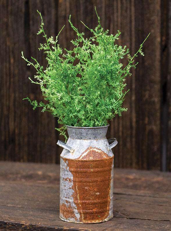 Galvanized Milk Can - 7" - The Fox Decor