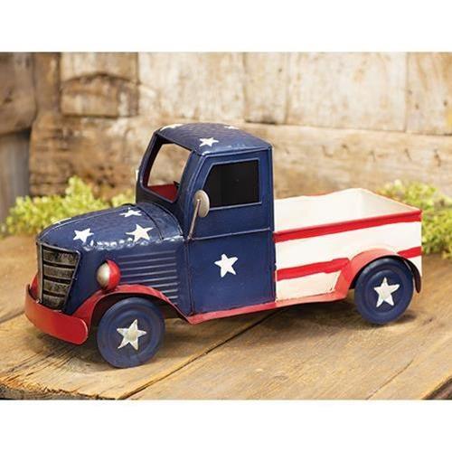 Retro Look Metal Americana Truck - The Fox Decor