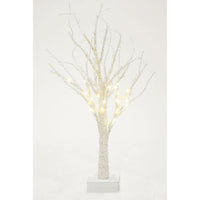 Thumbnail for Lighted Icy White Tabletop Tree, 24