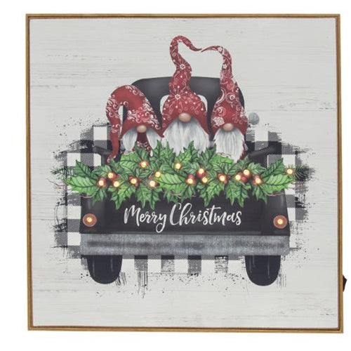 LED Merry Christmas Gnome Truck Art, 2 Asstd. sold individually