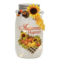 Thumbnail for Frosted Glass LED Lit Harvest Jar, 3 Asstd. sold individually