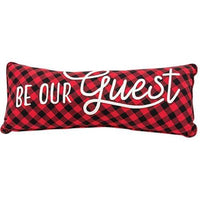 Thumbnail for 3/set Buffalo Check Season's Greeting Sentiment Pillow - The Fox Decor