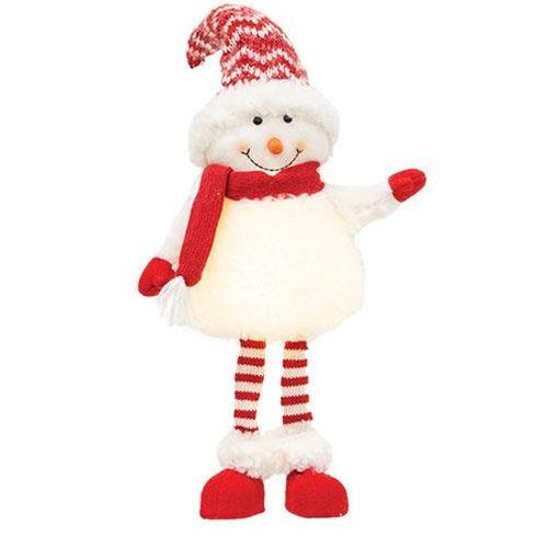 Light Up Standing Waving Snowman - The Fox Decor