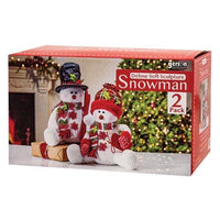 Thumbnail for 2/Set, Stuffed Snowman w/Hat & Scarf - The Fox Decor