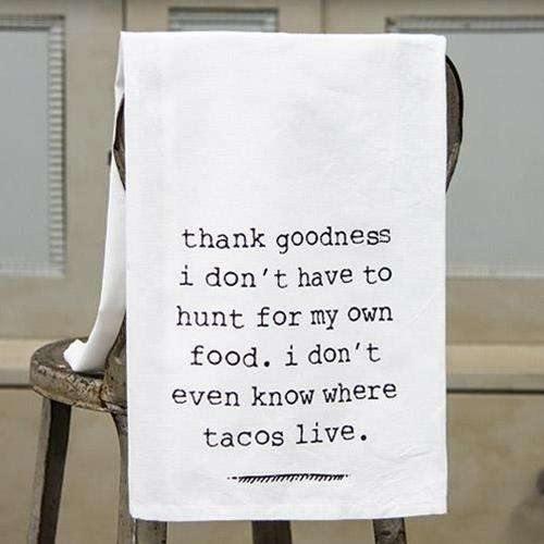Tacos Kitchen Dish Towel - The Fox Decor