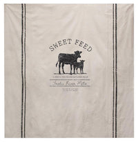 Thumbnail for Sweet Feed Farmhouse Shower Curtain Cow Design, 72