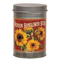 Thumbnail for Set of 3 Metal Sunflower Canister - The Fox Decor