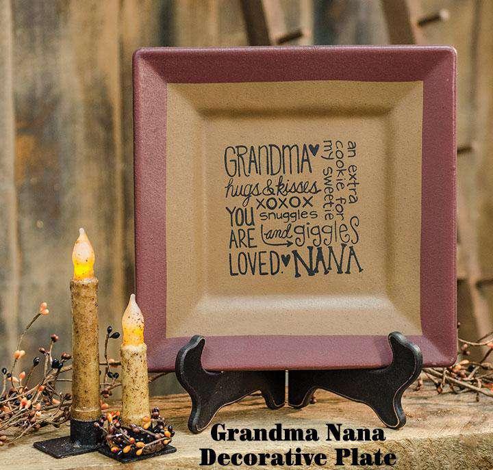 *Grandma/Nana Plate - The Fox Decor