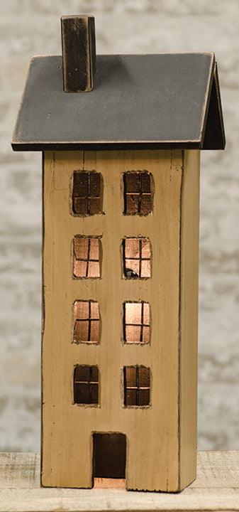 Primitive Saltbox House - 3 asst. sold individually - The Fox Decor