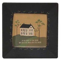 *Love Abides Home Plate - The Fox Decor