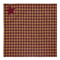 Thumbnail for 6/Set, Burgundy Star Napkins, 20