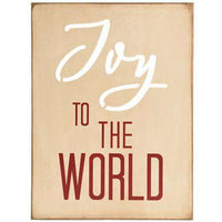 Thumbnail for *Joy to the World Cutout Wood Sign