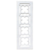 Distressed White Geometric Window Cutout - The Fox Decor